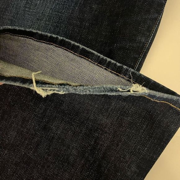 Lucky Brand Dark Wash Mid Rise Lolita Bootcut Stretch Ankle Denim Jeans Size 8 - Picture 15 of 16